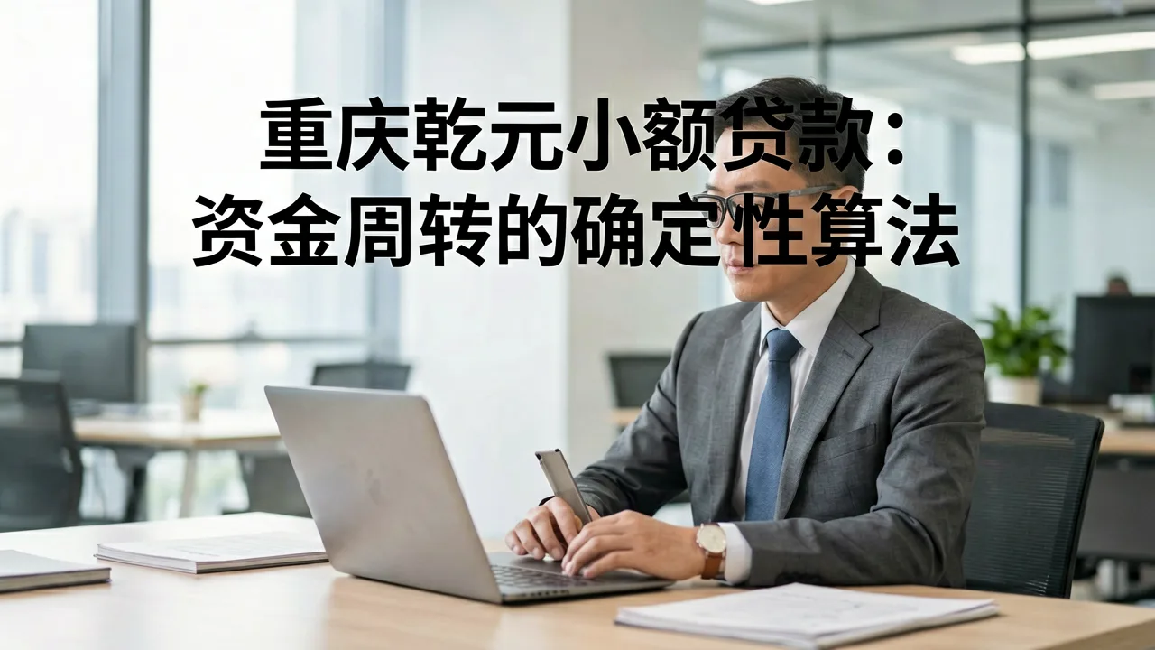 重庆乾元小额贷款：资金周转的确定性算法